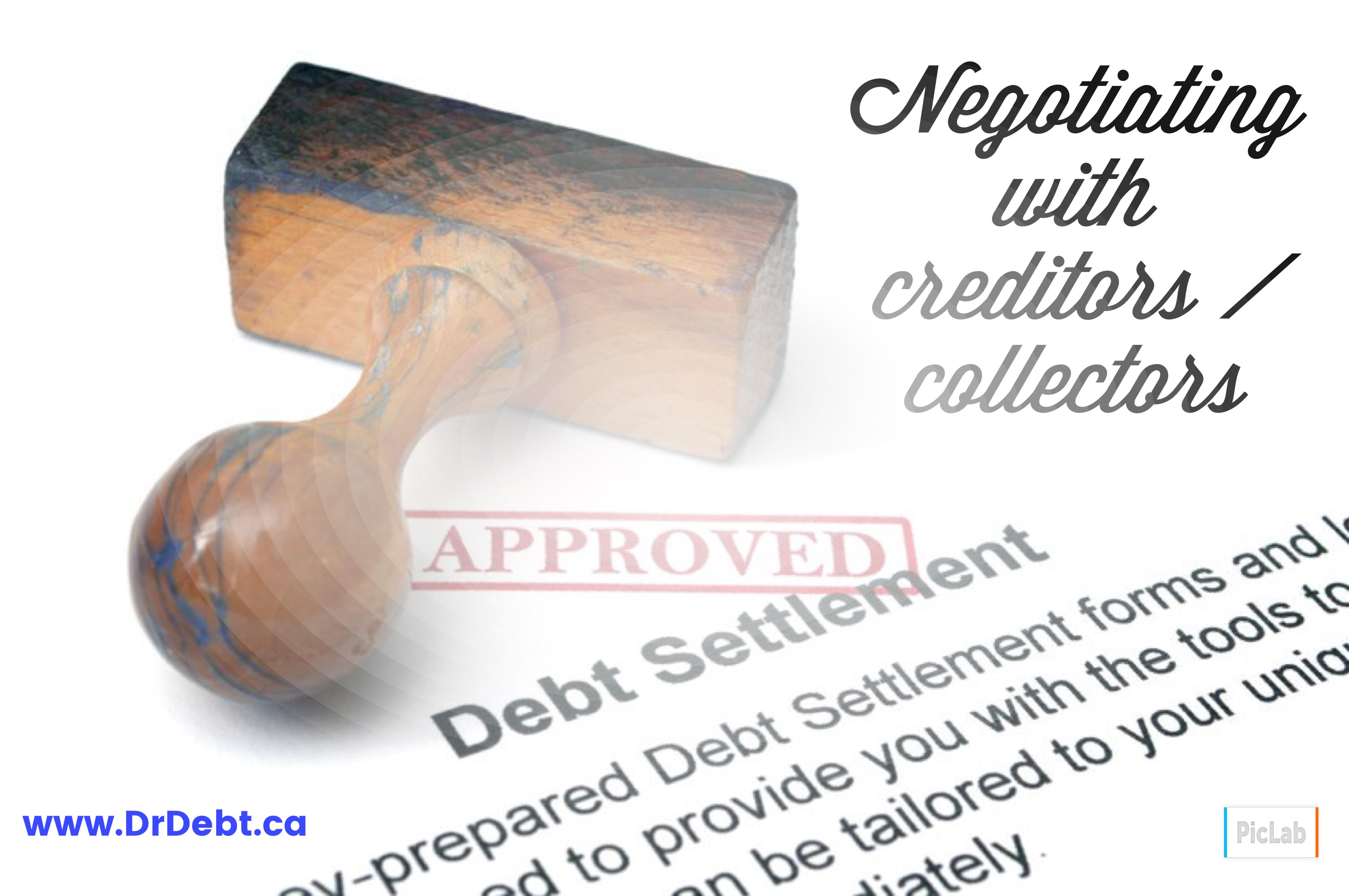 Negotiating with creditors collectors doctor debt